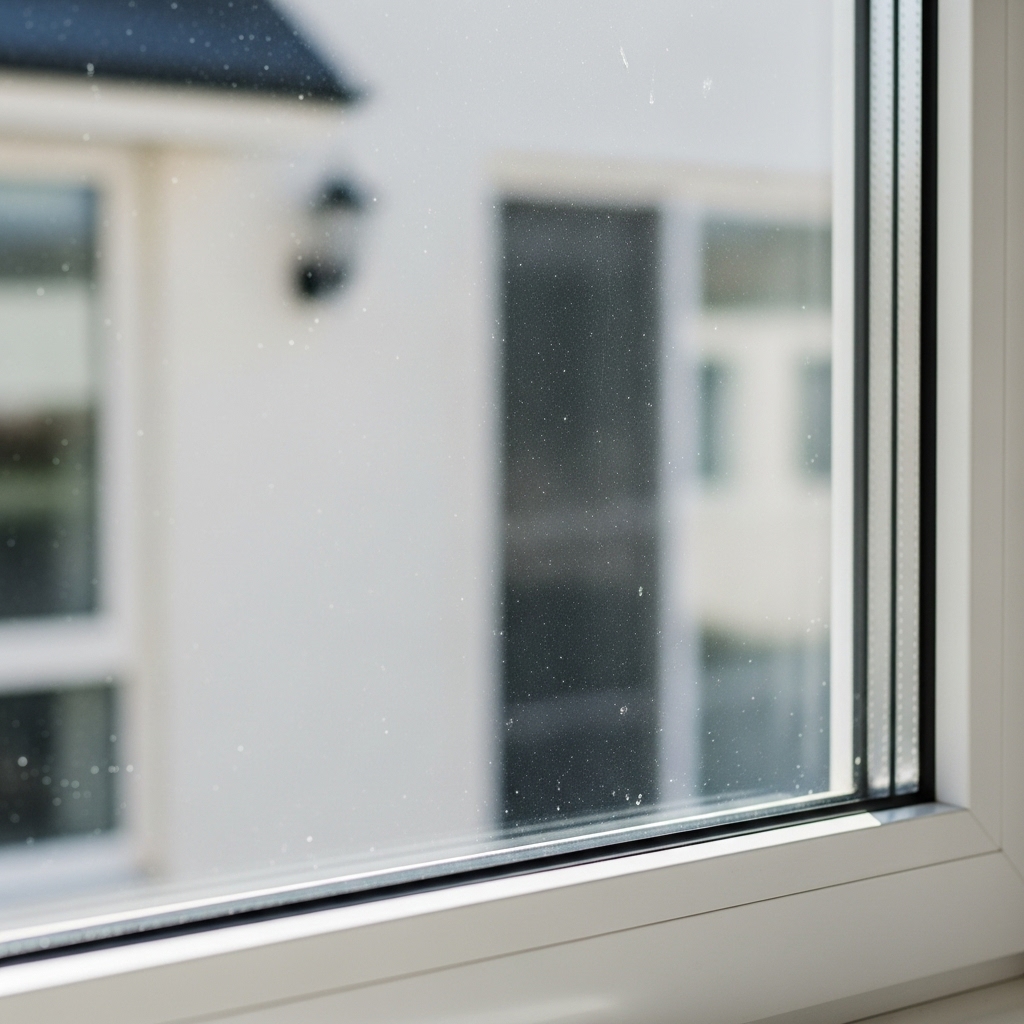 Professional window cleaning showing sparkling clean windows and crystal-clear results